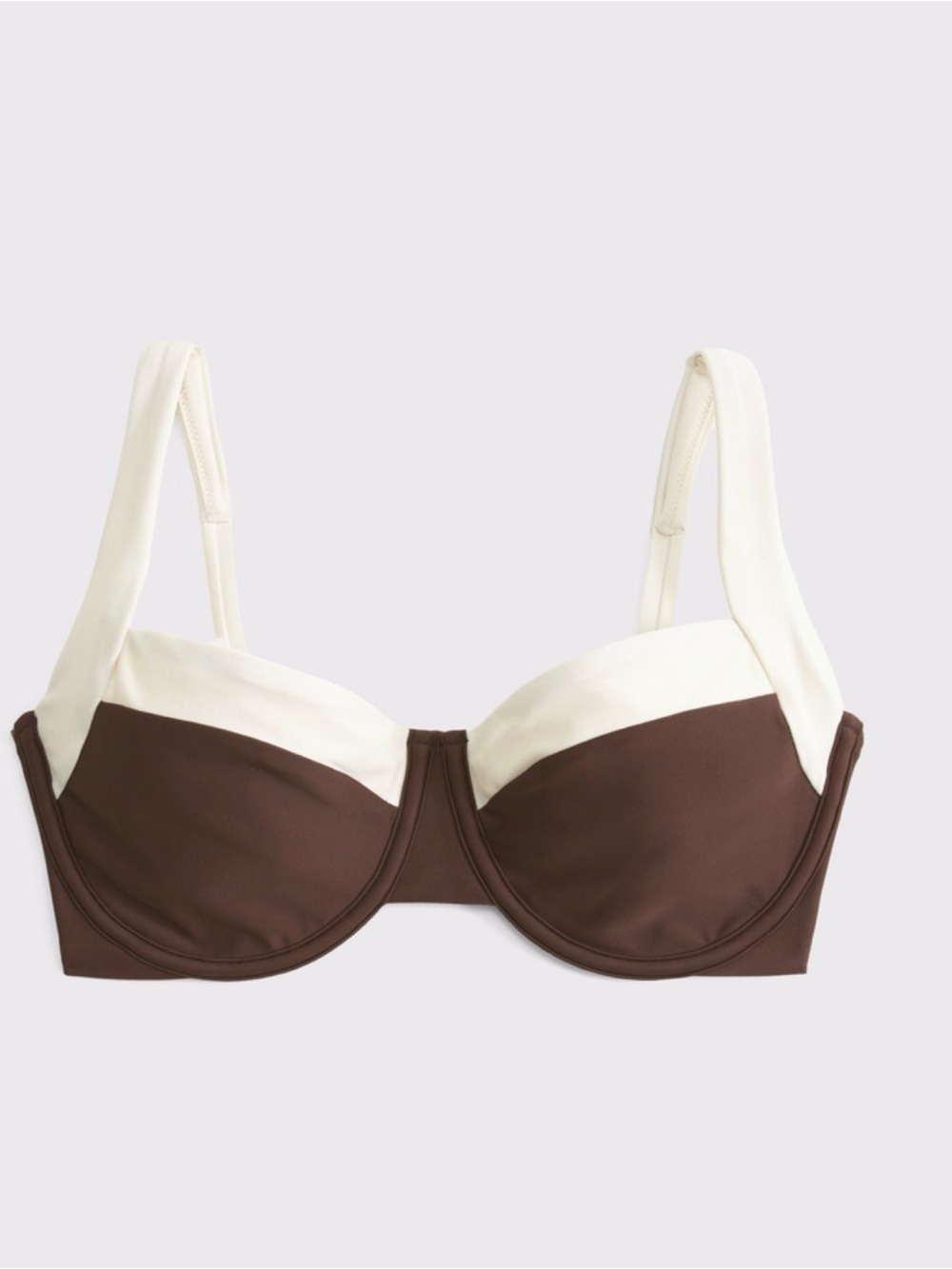 Abercrombie Curve Love Wide Strap Underwire Bikini Top